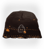 Buy Hand Sewn African Smock Hat (Black with Yellow pattern) from Sabamarketplace.com2