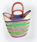 Buy Hand Woven Basket (Multi-Coloured) from Sabamarketplace.com1