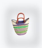 Buy Hand Woven Basket (Multi-Coloured) from Sabamarketplace.com2